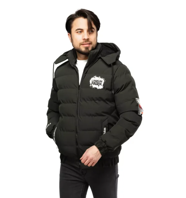 کاپشن اسپرت مردانه بادی کلاهدار Adidas