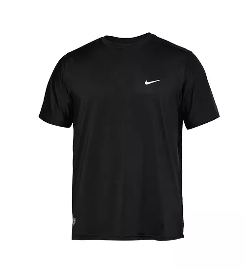 تیشرت ورزشی Nike یقه گرد مردانه مشکی ساده
