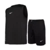 ست رکابی و شلوارک یقه گرد مردانه Nike مشکی