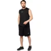 ست رکابی و شلوارک یقه گرد مردانه Nike مشکی